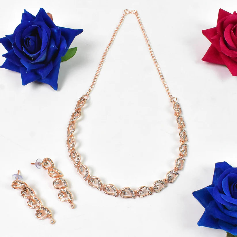 Sparkling Crystal Necklace Set For Special Occasions