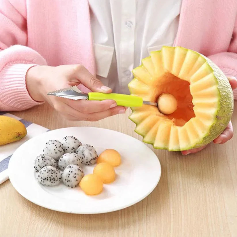 Multifunctional Fruit Scooper & Peeler