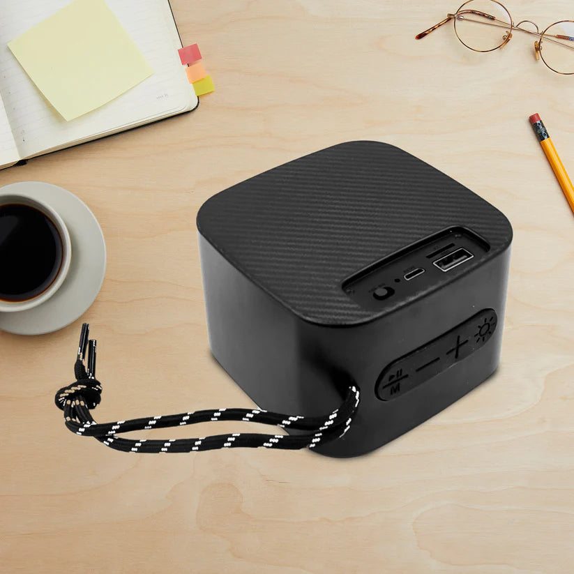 Portable Mini Wireless Bluetooth Speaker (Multicolor / Pack Of 1)