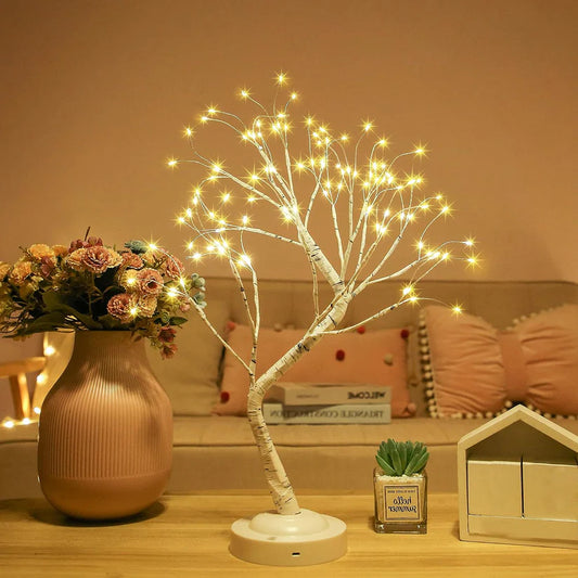 Birch Fairy Lamp